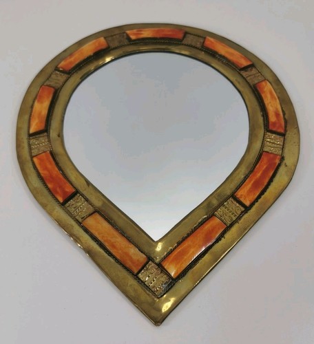 Vintage mirror small teardrop - mirror,