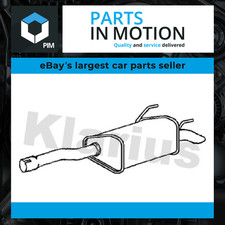 Exhaust Back / Rear Box fits