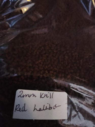 2mm krill red halibut - krill, pellets