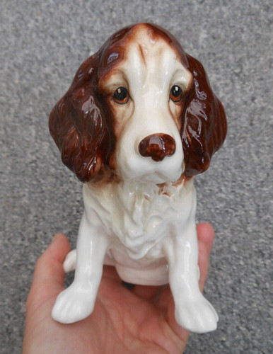 Sylvac pottery spaniel dog - sylvac,