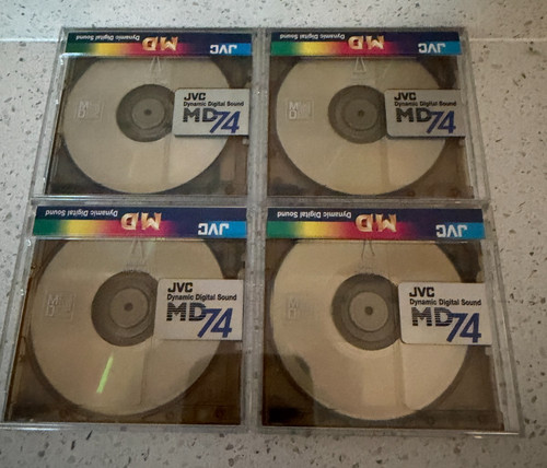 Jvc recordable mini discs - 4,