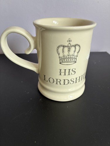 His lordship tankard mug cream - lordship,