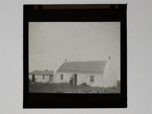 Whitewashed thatched cottage - whitewashed,