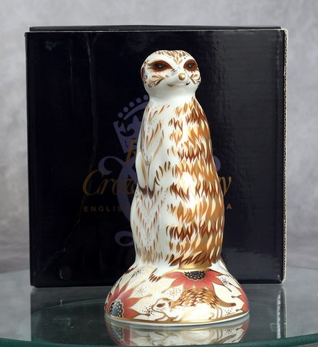 Royal crown derby meerkat - crown, 'meerkat'