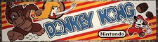 Donkey Kong Arcade Marquee