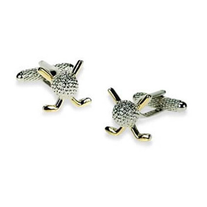 Golf club cufflinks - golf, by