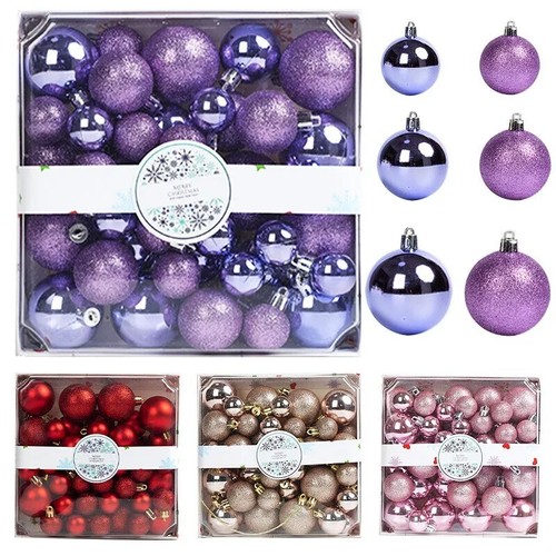 44pcs christmas baubles xmas - 44pcs,