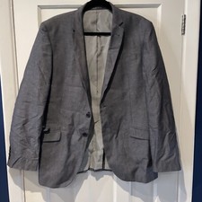 Light blue Butler and Webb suit jacket 42 inch long good condition