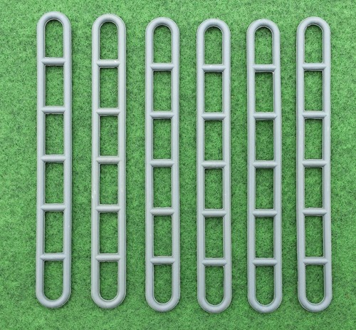 Rubber ladder straps 8in - rubber,