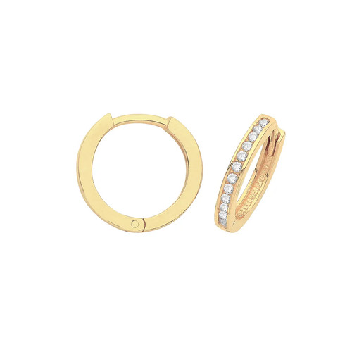 Hinged earrings 9ct - hinged,