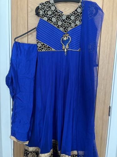 Blue churidar indian - blue,