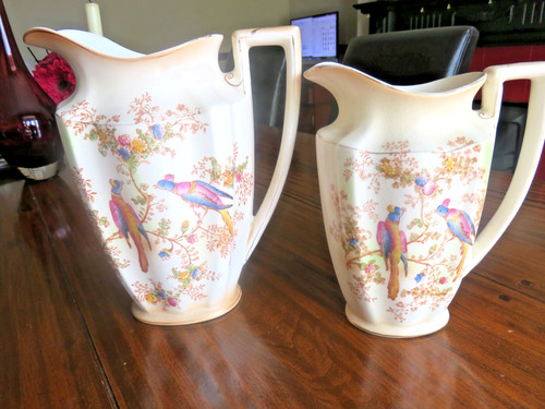 Water jug crown ducal ware - water,