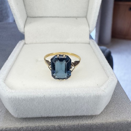 9ct gold cocktail ring - gold, with