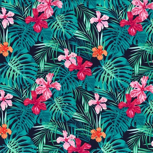 100 cotton poplin navy - poplin, blue