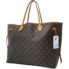 Authentic Louis Vuitton Neverfull GM Monogram M40157 Damaged Opening Edge CLA458