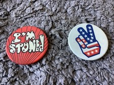 2 Vintage 60’s Hippy 2”