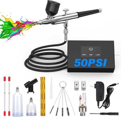 Airbrush kit compressor - kit, 50psi
