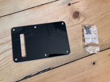 Fender Blacktop Stratocaster Electric Guitar Tremolo Cover Back Plate