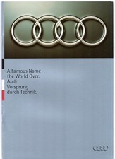 Audi Range 1994-95 UK Market Sales Brochure 80 Coupe Cabriolet S2 A6 S6 A8 