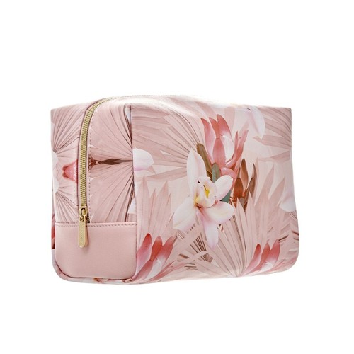 Large beauty makeup bag - makeup, pink