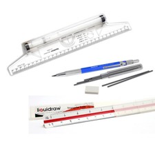Rolling ruler triangular scale - rolling,
