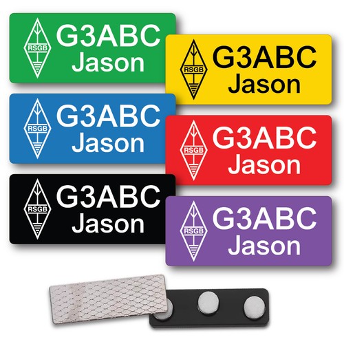 Radio callsign badge name - radio,