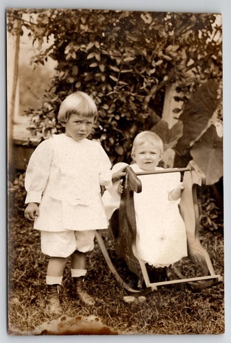 Vintage rppc cute toddler - vintage,