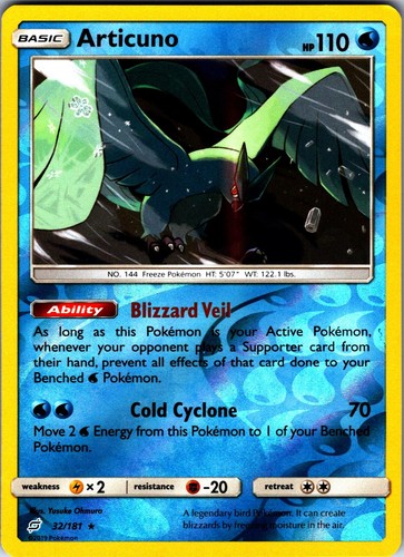 Articuno 181 team rare - articuno, up