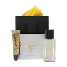 Victoria's Secret Angel Gold Fragrance Mist & Lip Gloss & Bracelets Gift Set
