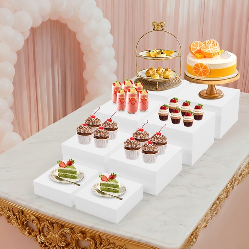 Display stands food risers - display, for