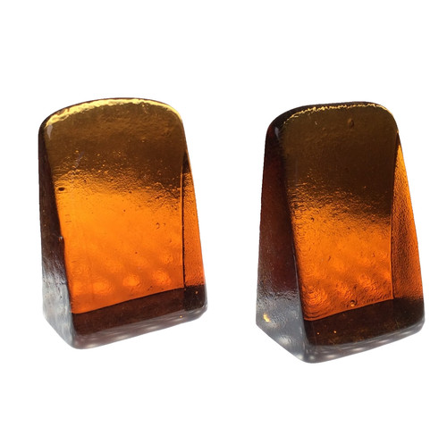 Vintage blenko glass wedge - vintage,