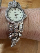 QVC Ladies DMQ Diamonique CZ