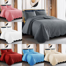 3 Piece Quilted Bedspread