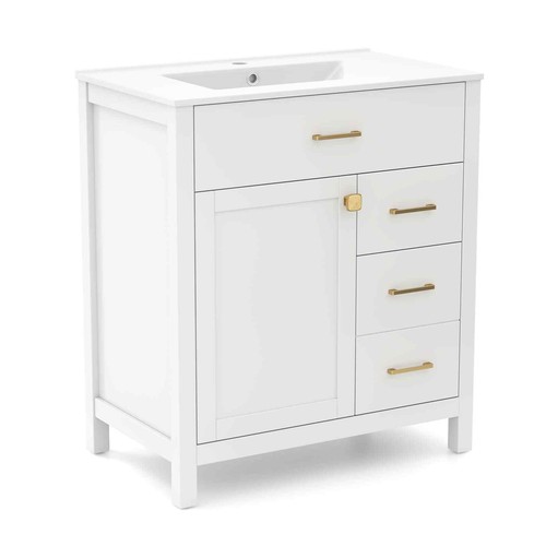 Costway 76cm bathroom vanity - costway,