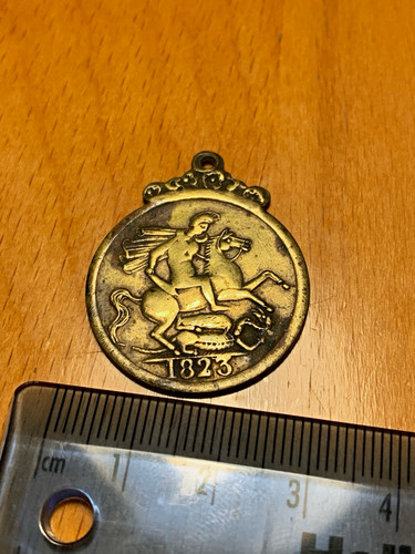 Antique 1823 george brass - 1823, iv