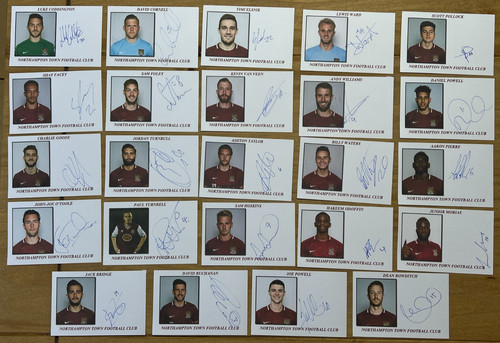 Hand signed football - signed,