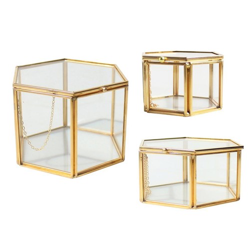 Transparent glass terrarium - transparent,