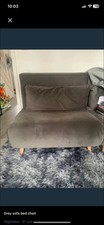 Single Folding Sofa Bed Chair Habitat Velevt