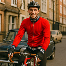 Vintage Red Cycling Jacket – Extra Small – Perfect Condition – £29.99 + Free UK 