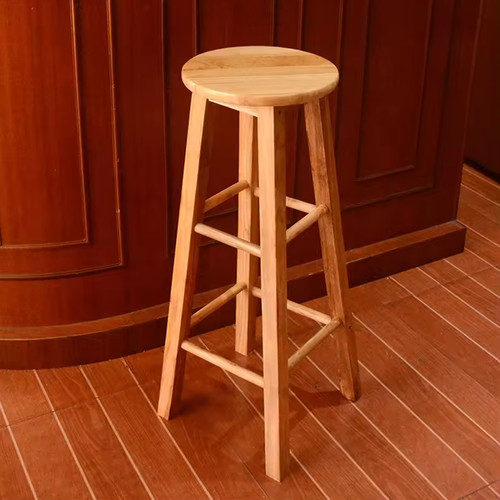 Wooden pub bar stool - pub,