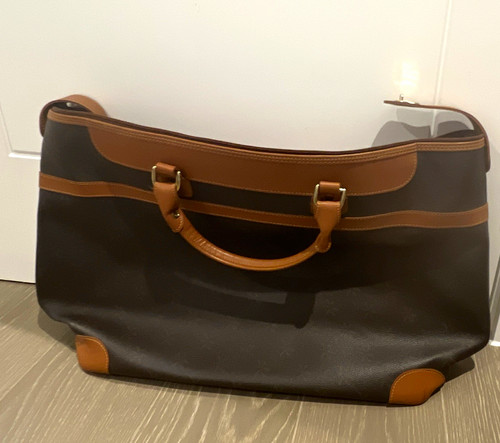 Black brown leather - black/brown, duffle