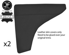 Black real leather - black,