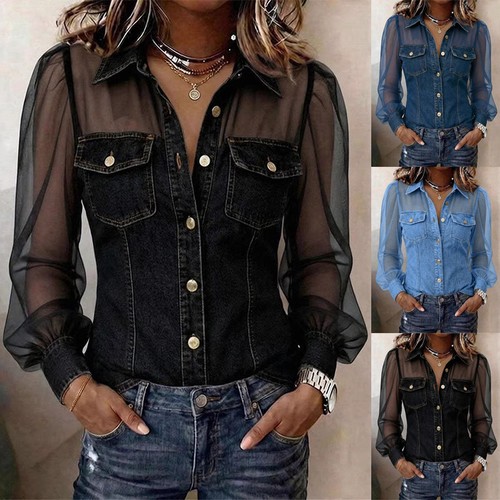 Women casual see through - see,