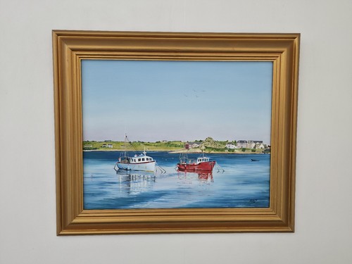 Original trewartha oil on - d,