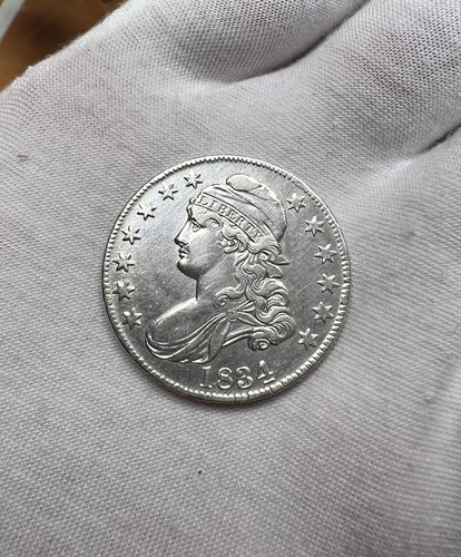 1834 capped bust half - 1834,