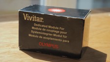 BOXED VIVITAR FLASH MODULE DEDICATED OLYMPUS OM MODULE OMD PEN CAMERA DM/O