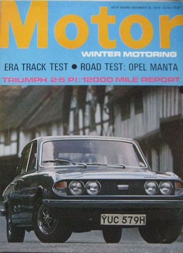 Motor magazine 1970 - motor, 14/11/1970