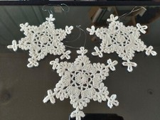 ✨ Handmade Crochet Snowflake