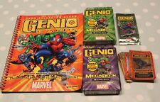MARVEL - GENIO - x2 STARTER DECKS - TRADING CARD ALBUM & Extra Cards - CARD GAME