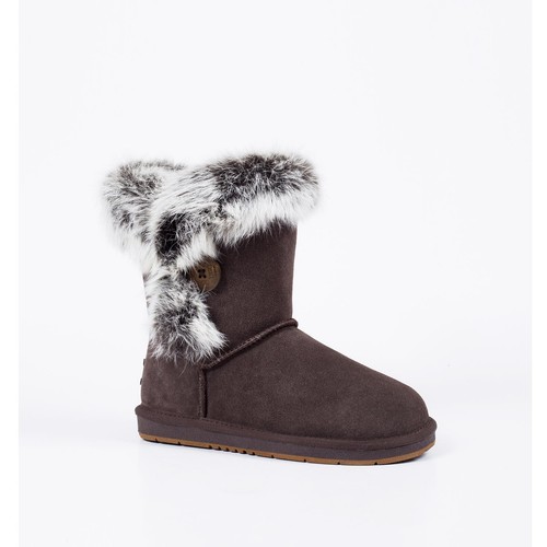 Ugg short button fur boots - ugg,